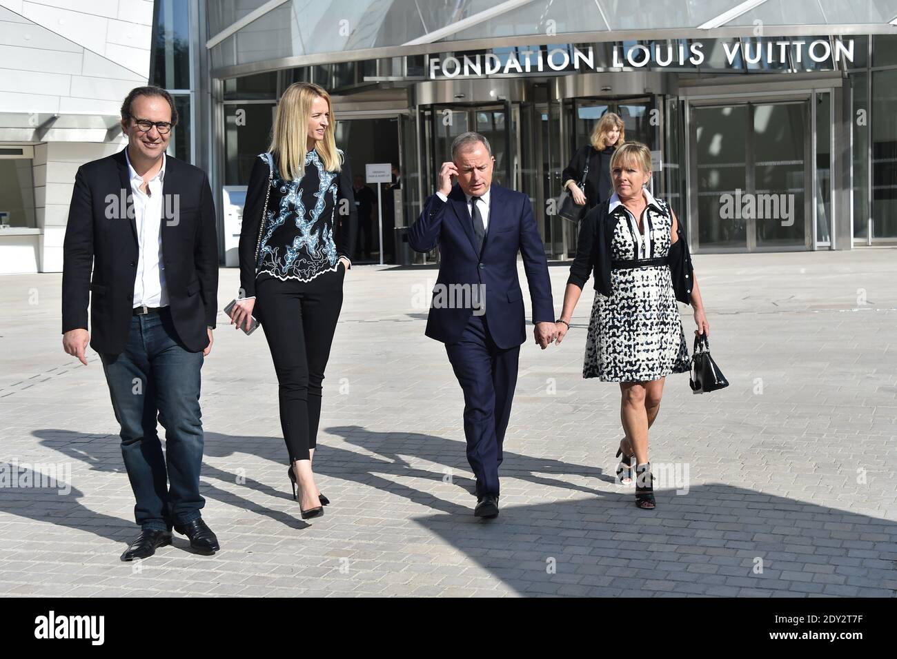 Delphine Arnault arriving for Louis Vuitton Spring-Summer 2015
