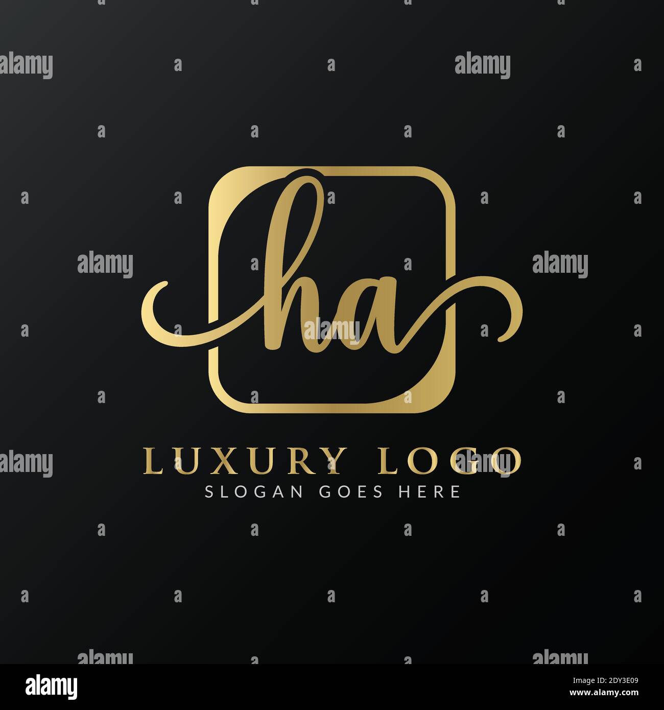 https://c8.alamy.com/comp/2DY3E09/ha-logo-design-vector-template-initial-luxury-letter-ha-vector-illustration-2DY3E09.jpg