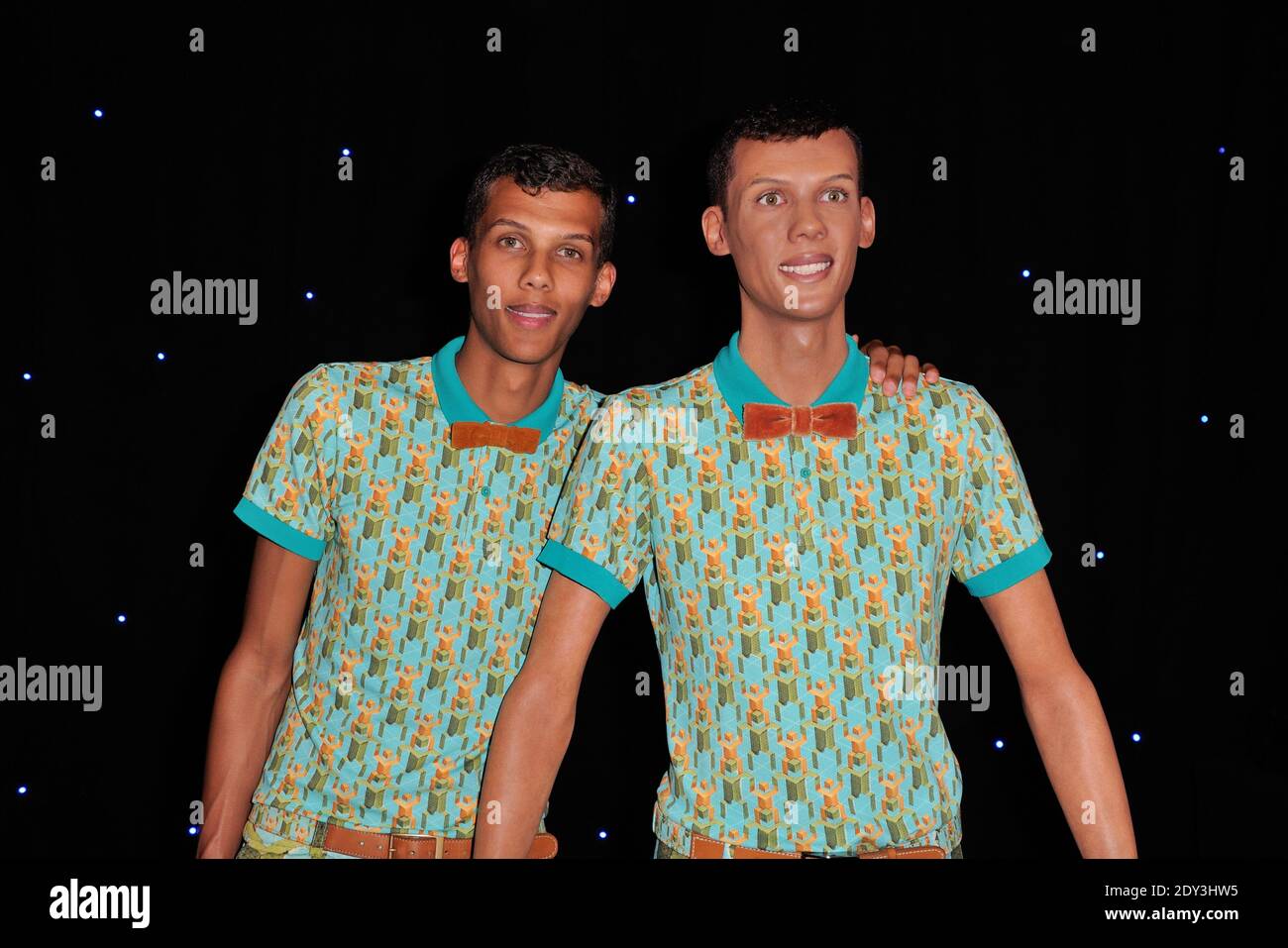 Stromae unveils his wax figure at the Musee Grevin in Paris, France on  October 12, 2014. Photo by Alban Wyters/ABACAPRESS.COM Stock Photo - Alamy