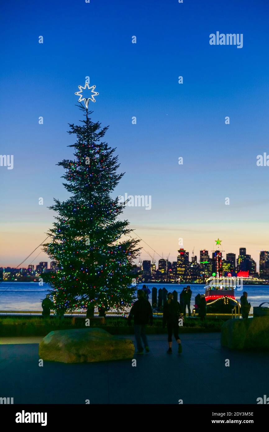 Christmas Tree, Shipyards District, Lonsdale Quay, North Vancouver