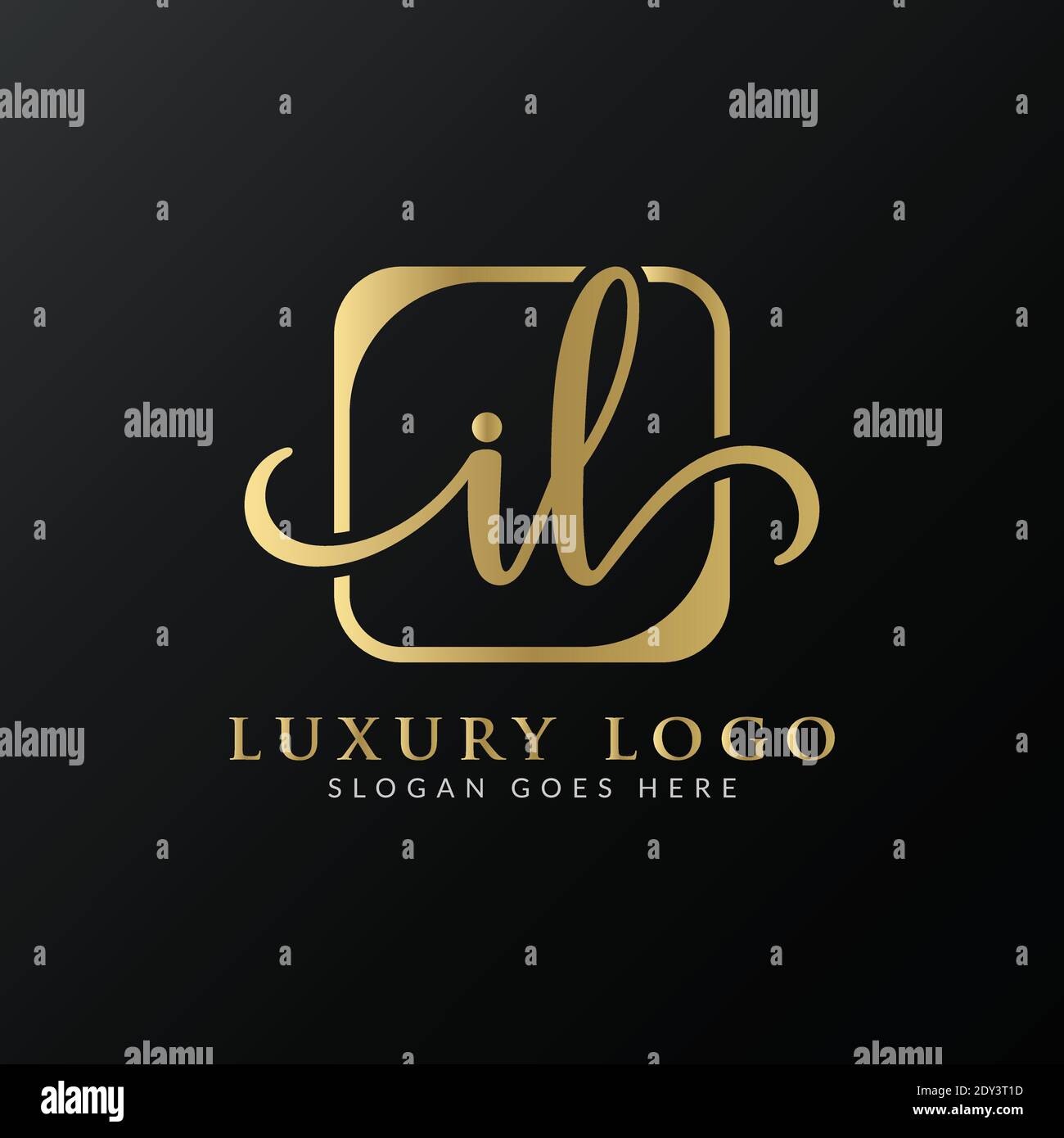 Letter il logo hi-res stock photography and images - Alamy
