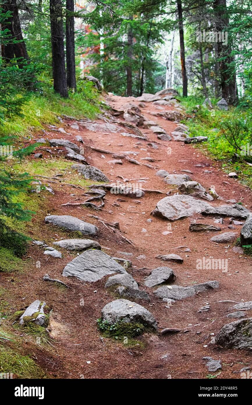 Uphill rocky road hi-res stock photography and images - Alamy
