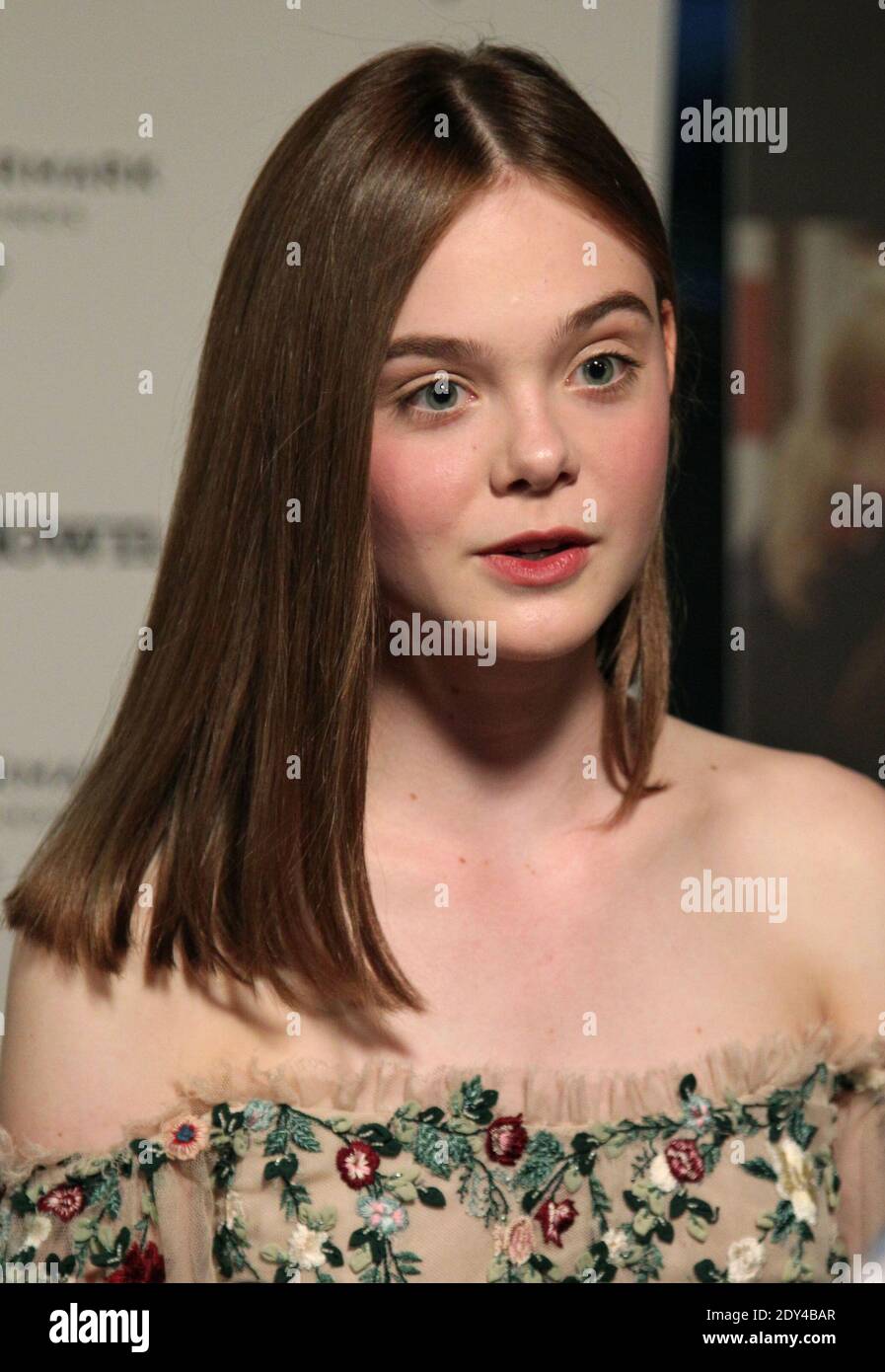 Elle Fanning at the premiere of Low Down at the Arclight Theatre,  Hollywood, Los Angeles, CA, USA, October 23, 2014. Photo by  Baxter/ABACAPRESS.COM Stock Photo - Alamy