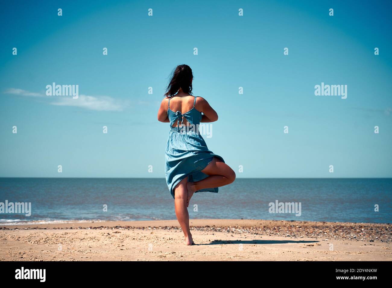Lonely female backshot hi-res stock photography and images - Alamy
