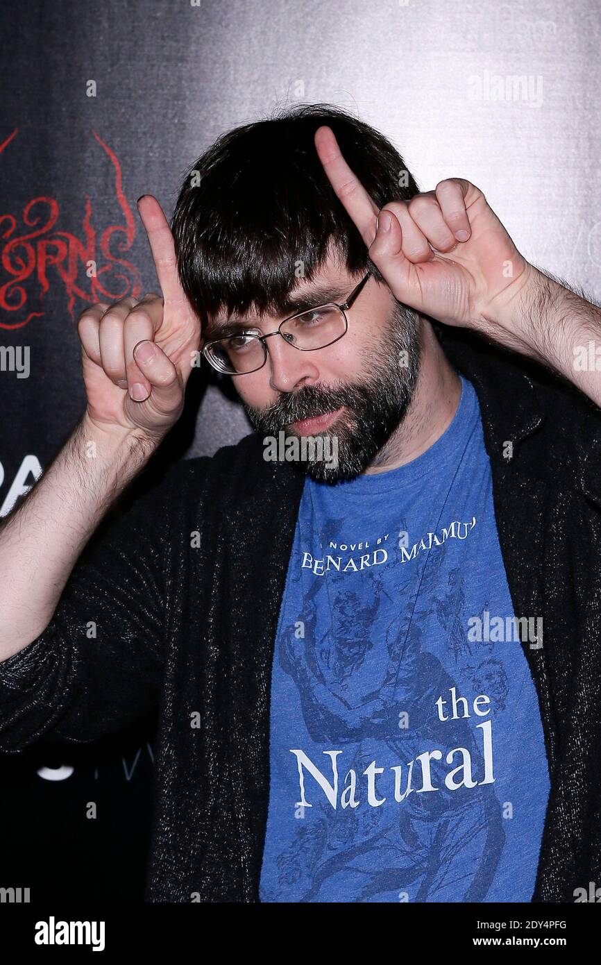Joe Hill attends the Los Angeles premiere of Horns at ArcLight Hollywood in Los Angeles, CA, USA, on October 30, 2014. Photo by Julian Da Costa/ABACAPRESS.COM Stock Photo