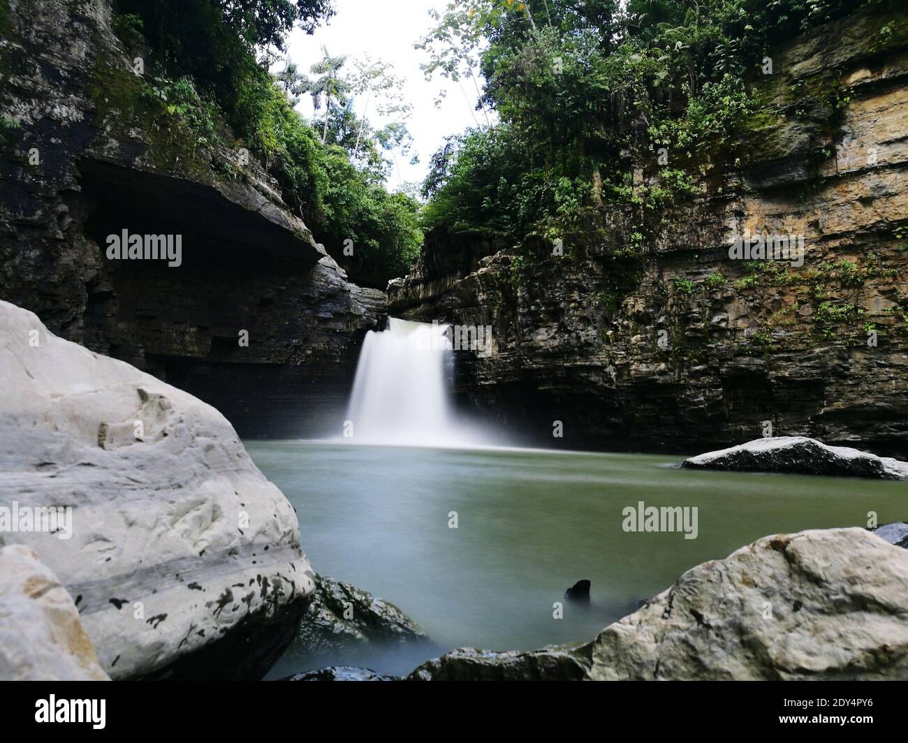 Ecuador amazon rainforest waterfall hires stock photography and images