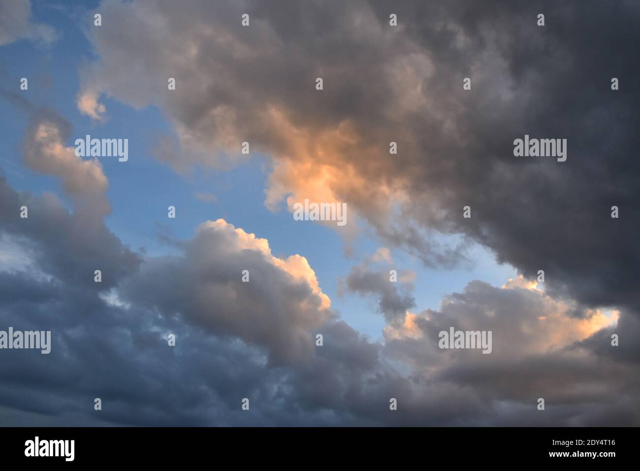 Low Angle View Of Storm Clouds In Sky Stock Photo