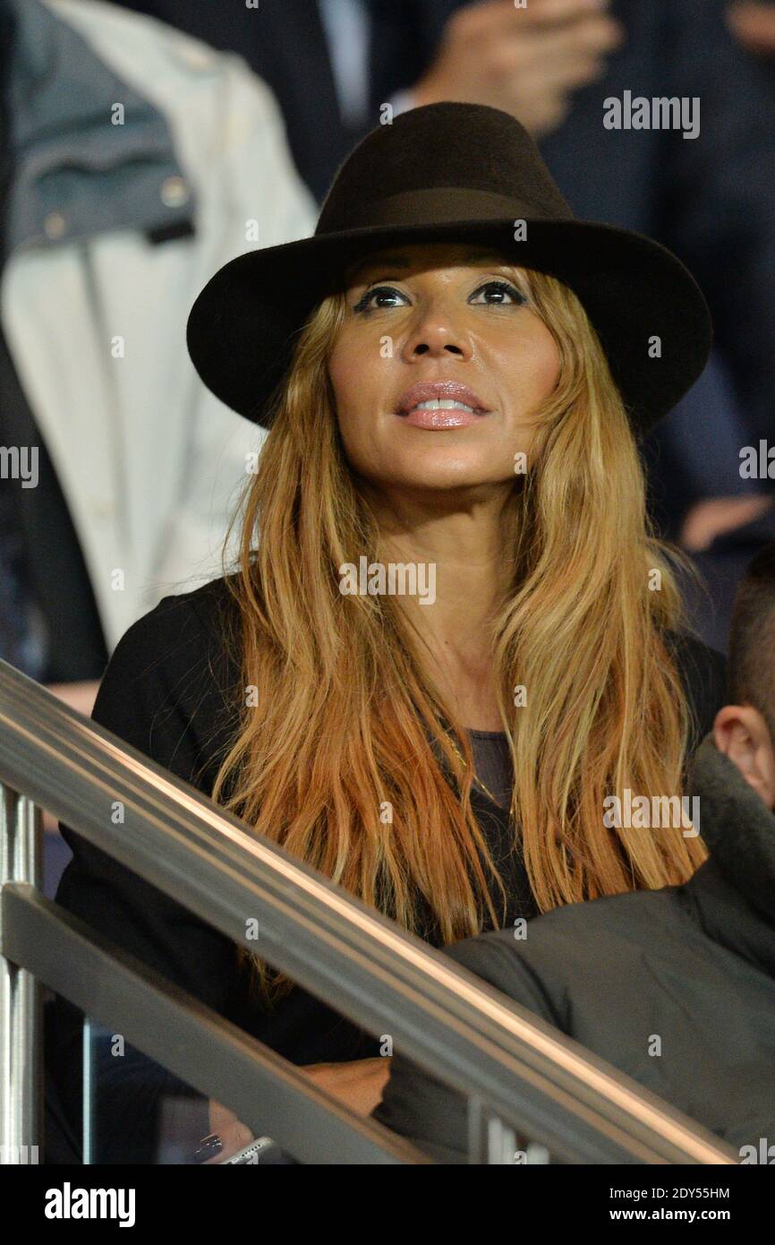 Cathy Guetta attending the UEFA Champions League Group F soccer match