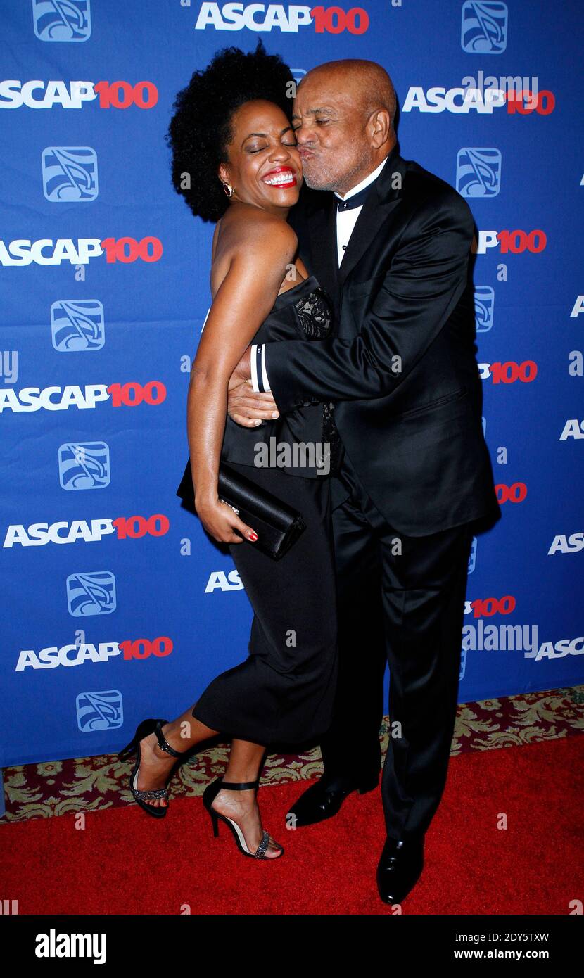 Rhonda Ross and Berry Gordy attend the ASCAP Centennial Awards at the Waldorf=Astoria in New