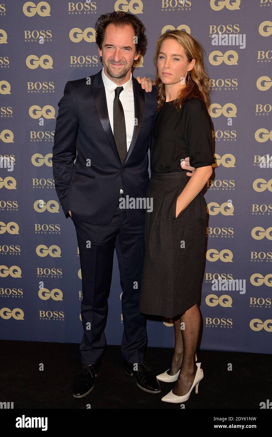 Stephane de Groodt and Odile d'Oultremont attending the GQ Men of the Year  2014 Awards