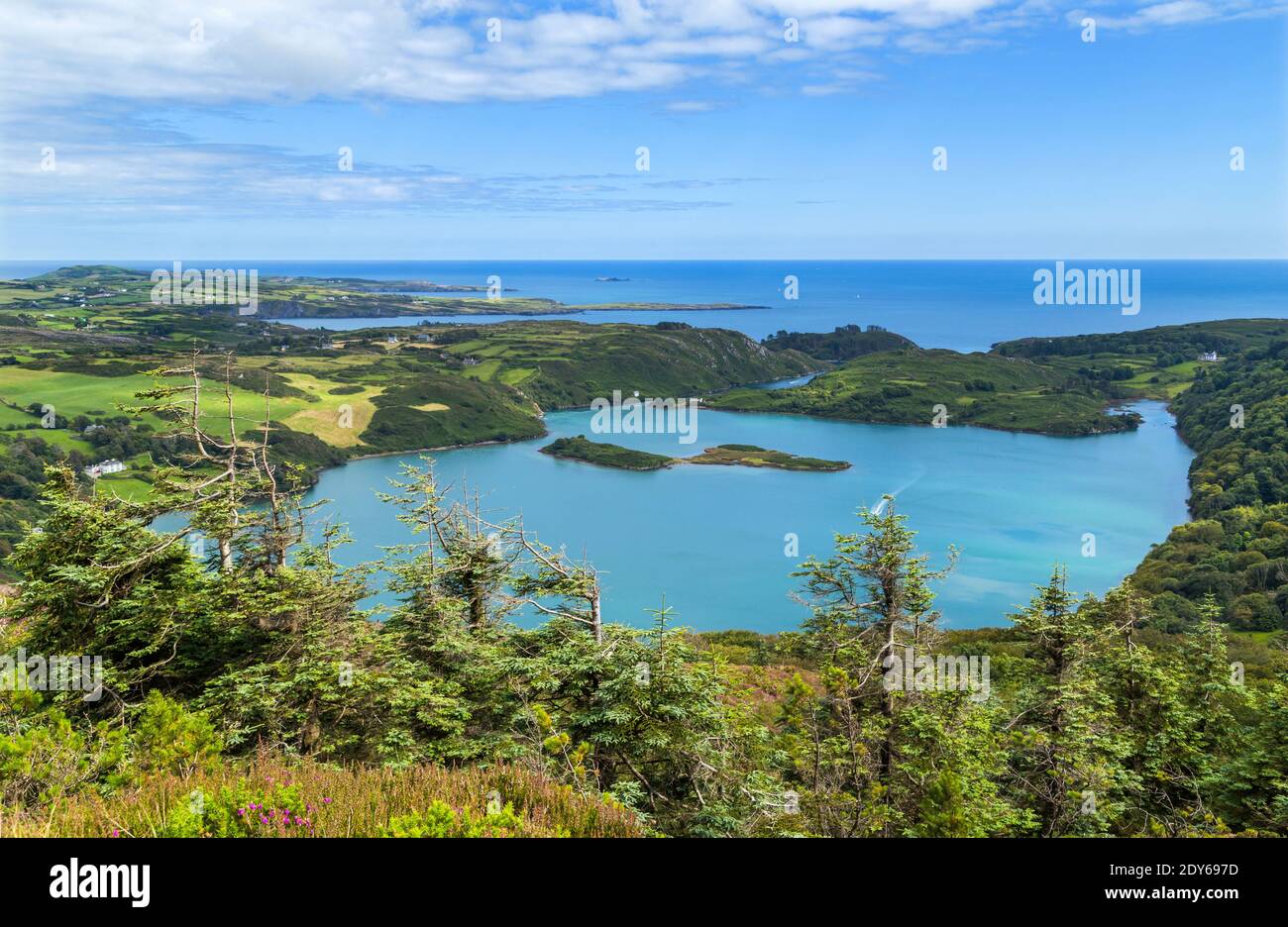 Lough Hyne, West Cork, Ireland Stock Photo Alamy