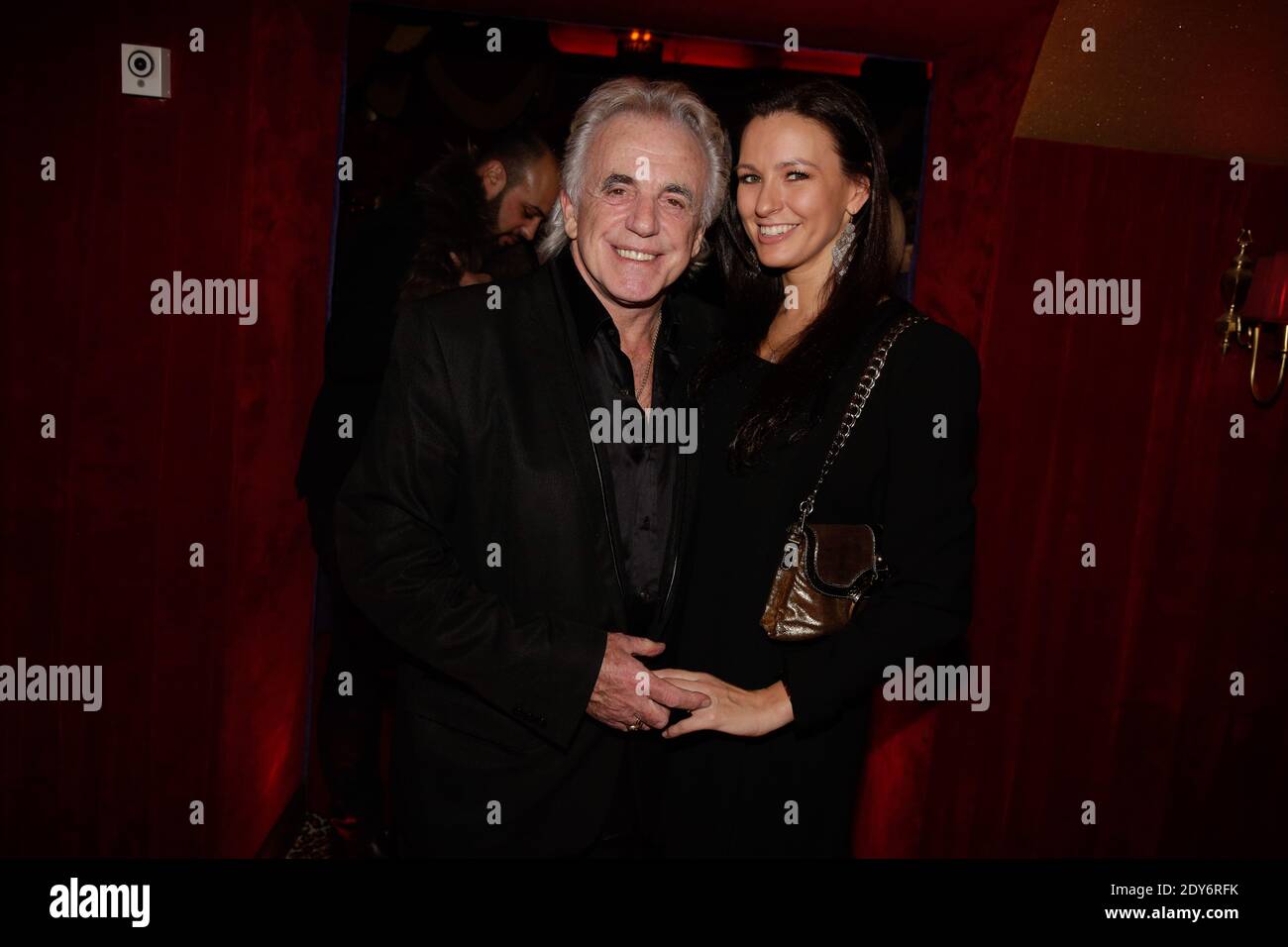Peter Stringfellow attending and his wife attending the New 'Stringfellows' Opening party and Muratt Atik's Birthday, in Paris, France on November 27, 2014. Photo by Jerome Domine ABACAPRESS.COM Stock Photo