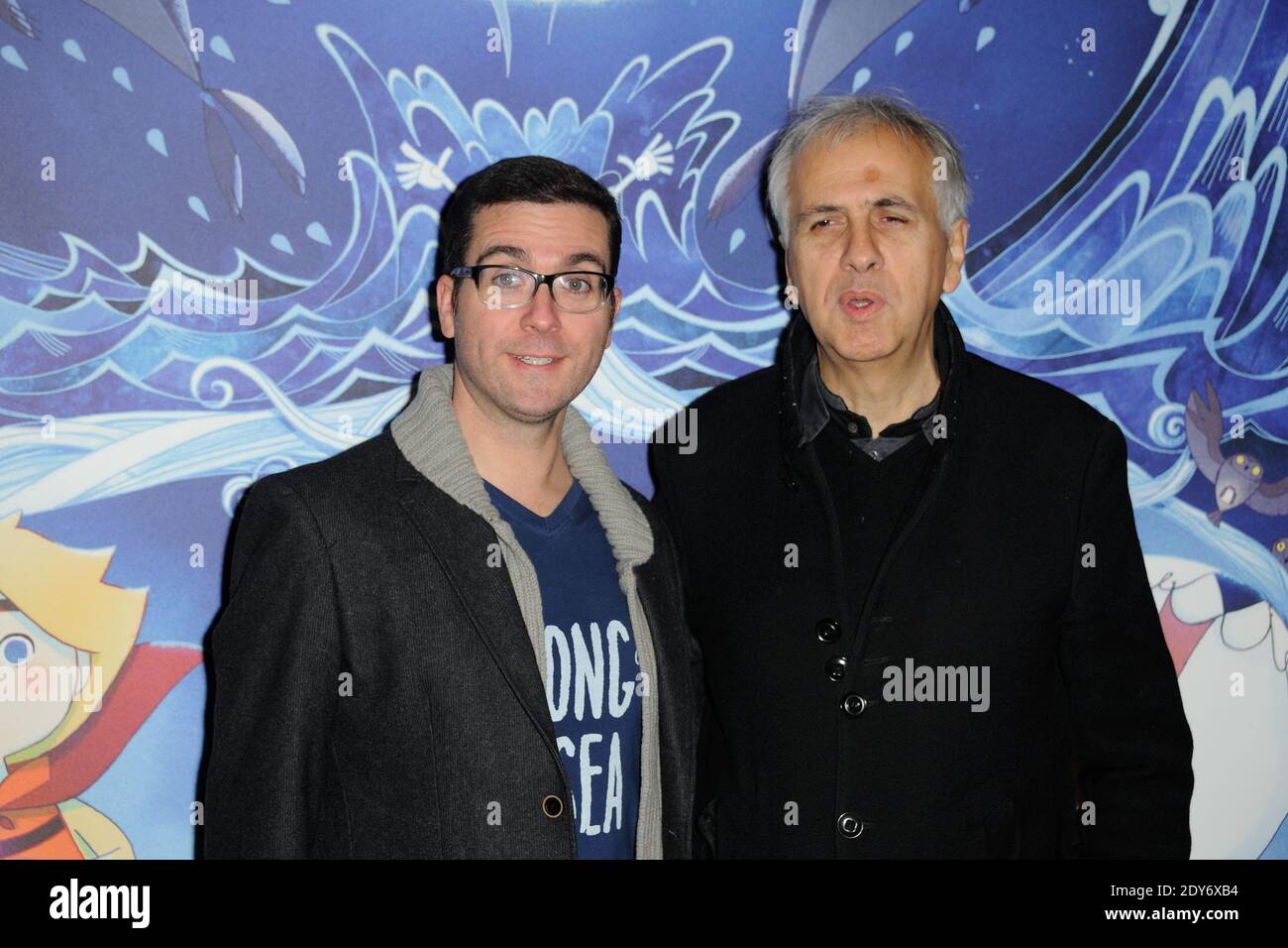 Tomm Moore, Bruno Coulais attending Le Chant de la Mer premiere at UGC Normandie cinema in Paris, France on November 30, 2014. Photo by Alban Wyters/ABACAPRESS.COM Stock Photo
