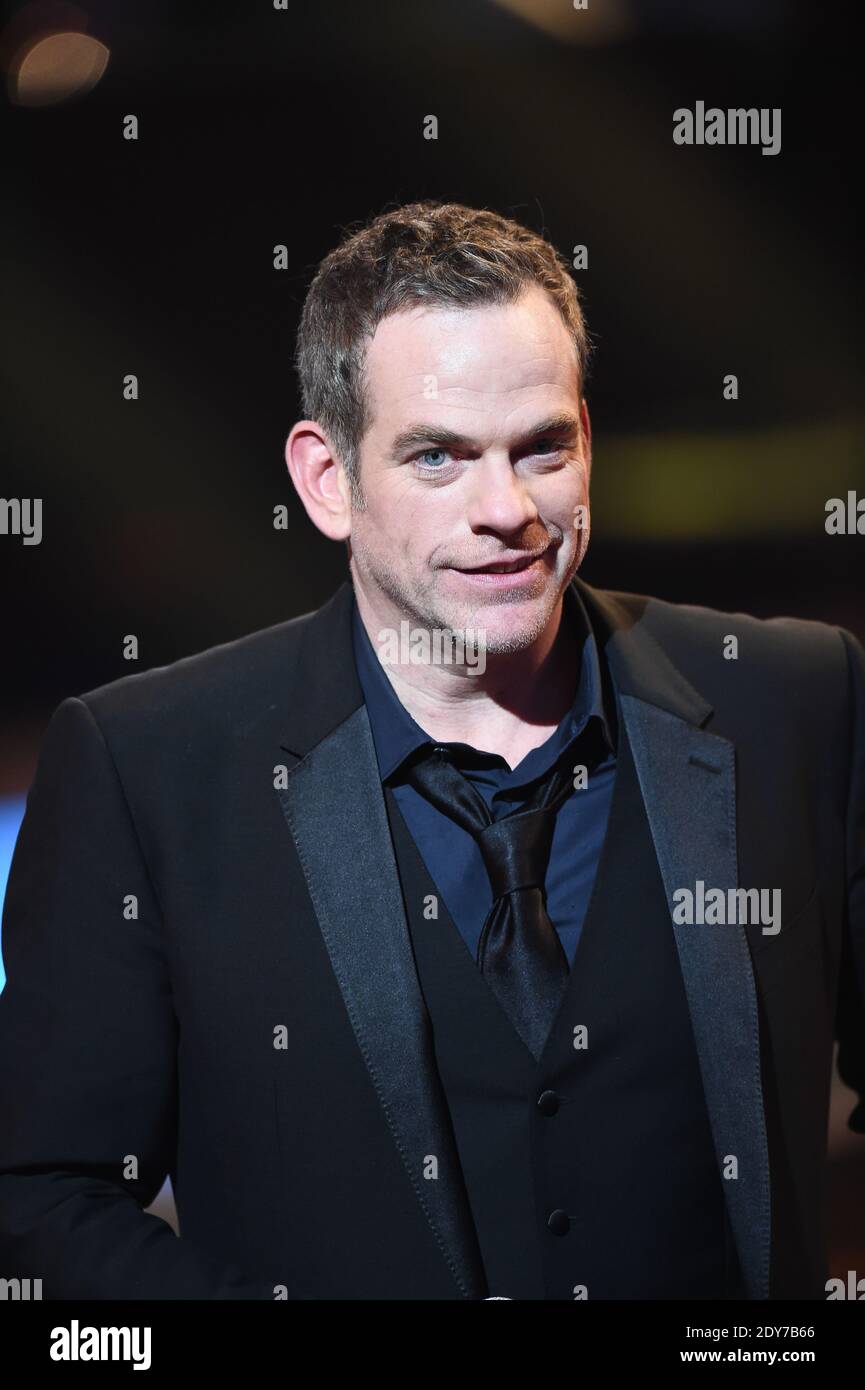 Garou attending the 28th Telethon, France's biggest annual fund-raising event with 30 hours of live television transmission, on December 6, 2014 in Paris, France. The event aims to collect funds for research on genetic diseases such as myopathy, a neuromuscular disease. Photo by Nicolas Gouhier / ABACAPRESS.COM Stock Photo