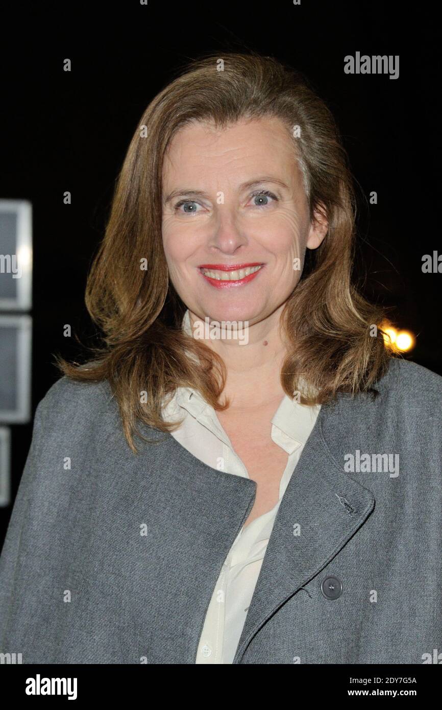 Valerie Trierweiler attending Secours Populaire 70th anniversary party