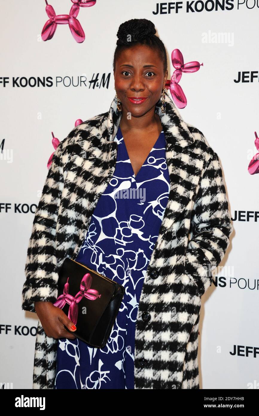 Aline Afanoukoe attending the Jeff Koons for H&M party at the Centre ...