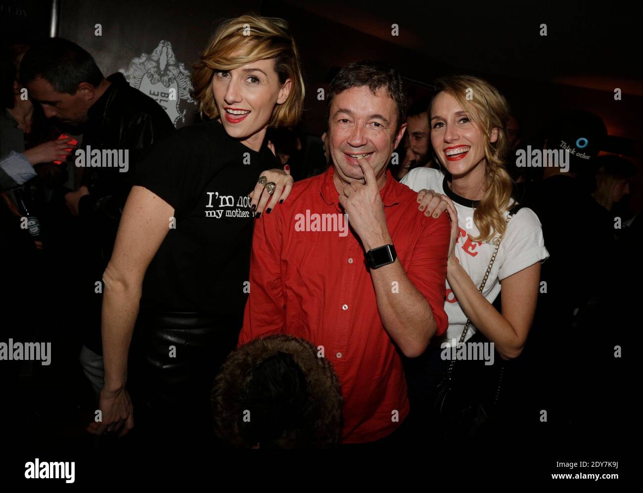 Exclusive - Frederic Bouraly, Marie-Aldine Girard and Anne-Sophie Girard attending Loft By Orphee 2 party organized by Anais Tihay, Tarik Seddak and Jesse Remond Lacroix held at Orphee, in Paris, France on December 10, 2014. Photo by Jerome Domine ABACAPRESS.COM Stock Photo