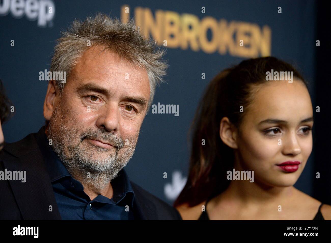 Luc Besson and daughter attend the premiere of Universal Studios ...