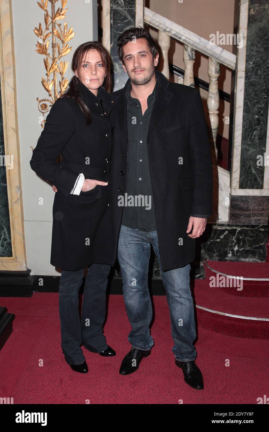 Carole Bianic and her boyfriend Vincent Giovanni attending the 21th Prix  du Producteur Francais de Television (French TV Producer Awards) held at  Theatre Mogador in Paris, France on December 15, 2014. Photo