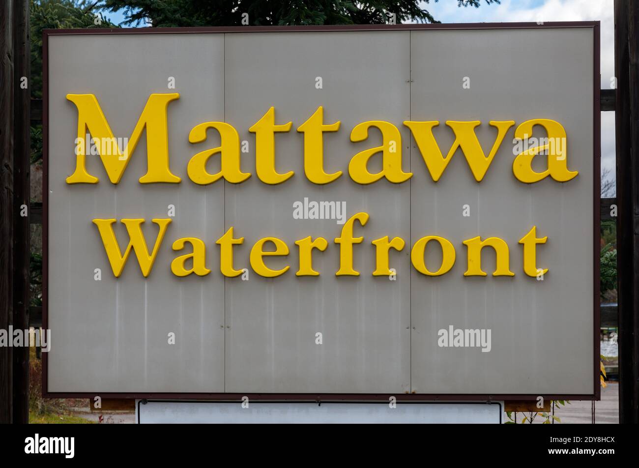 Mattawa waterfront signs hires stock photography and images Alamy