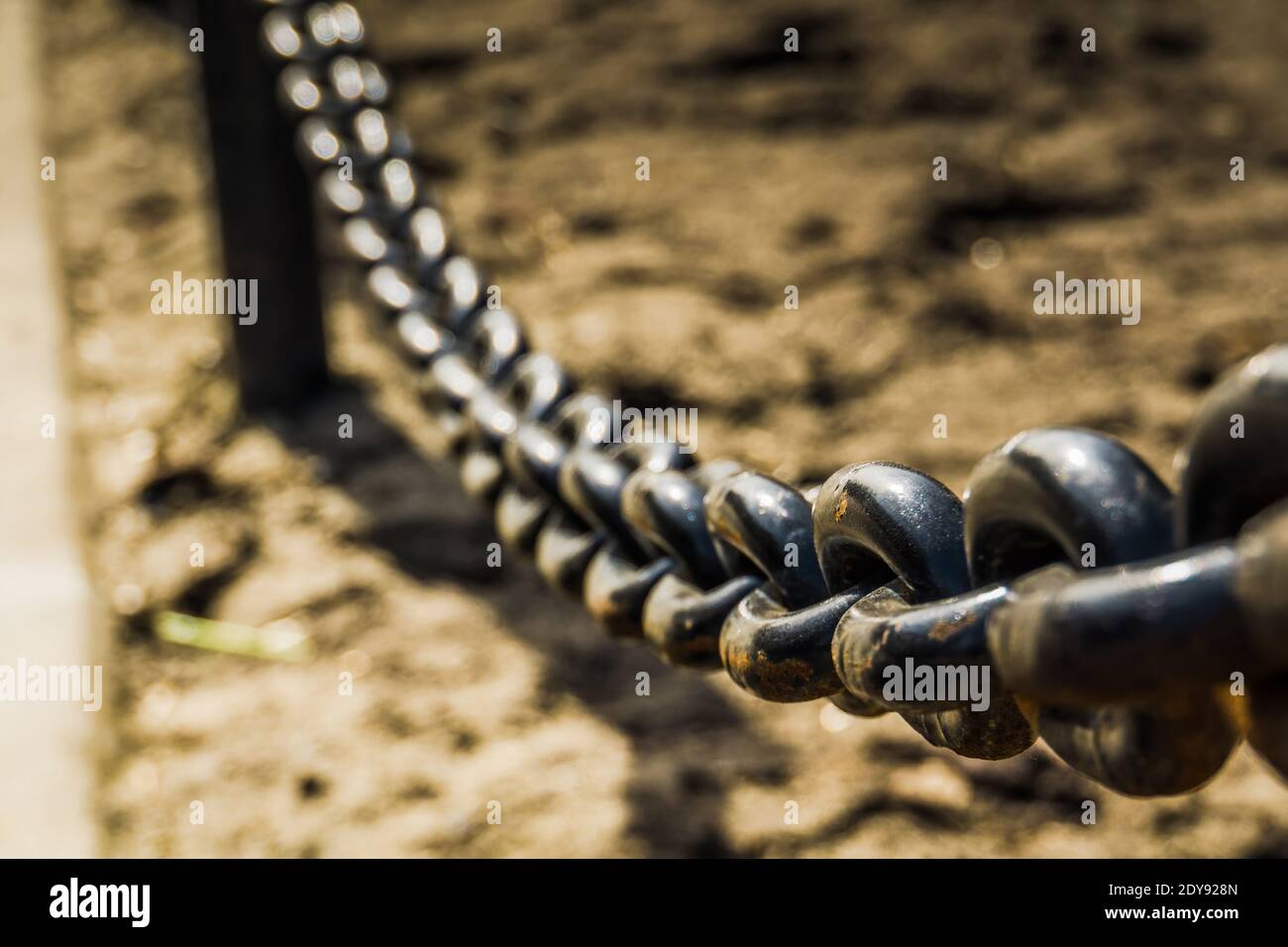 Black iron chain railing hires stock photography and images Alamy