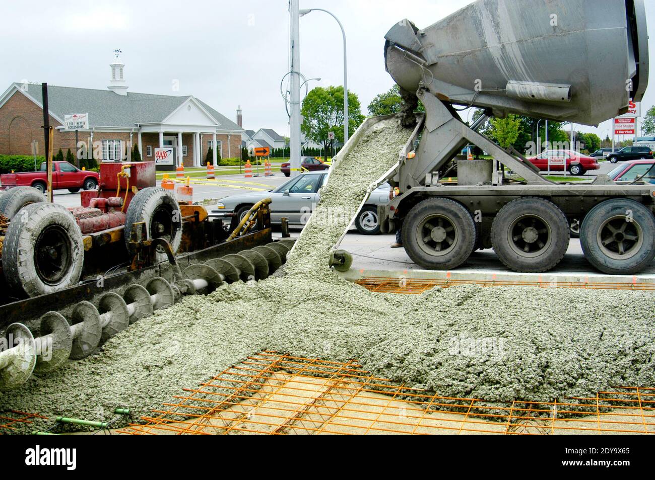 These are the two ways to get concrete from the truck to poured in