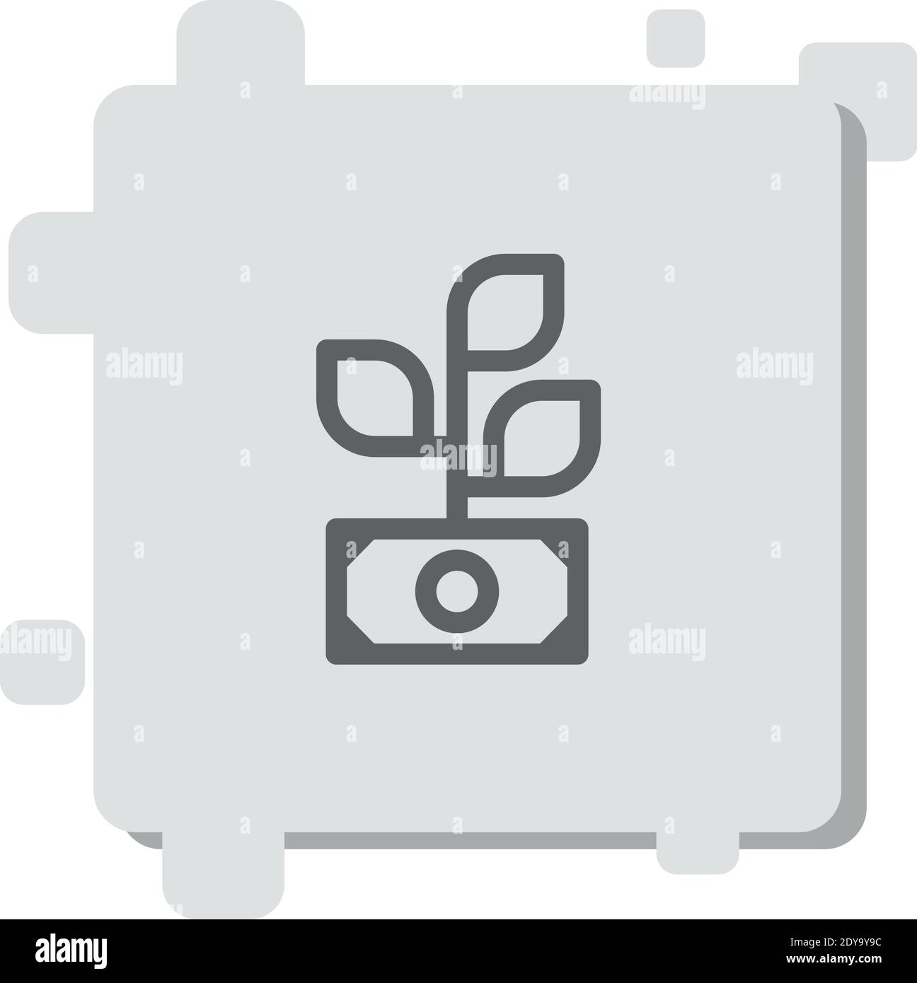 profit vector icon modern simple vector illustration Stock Vector