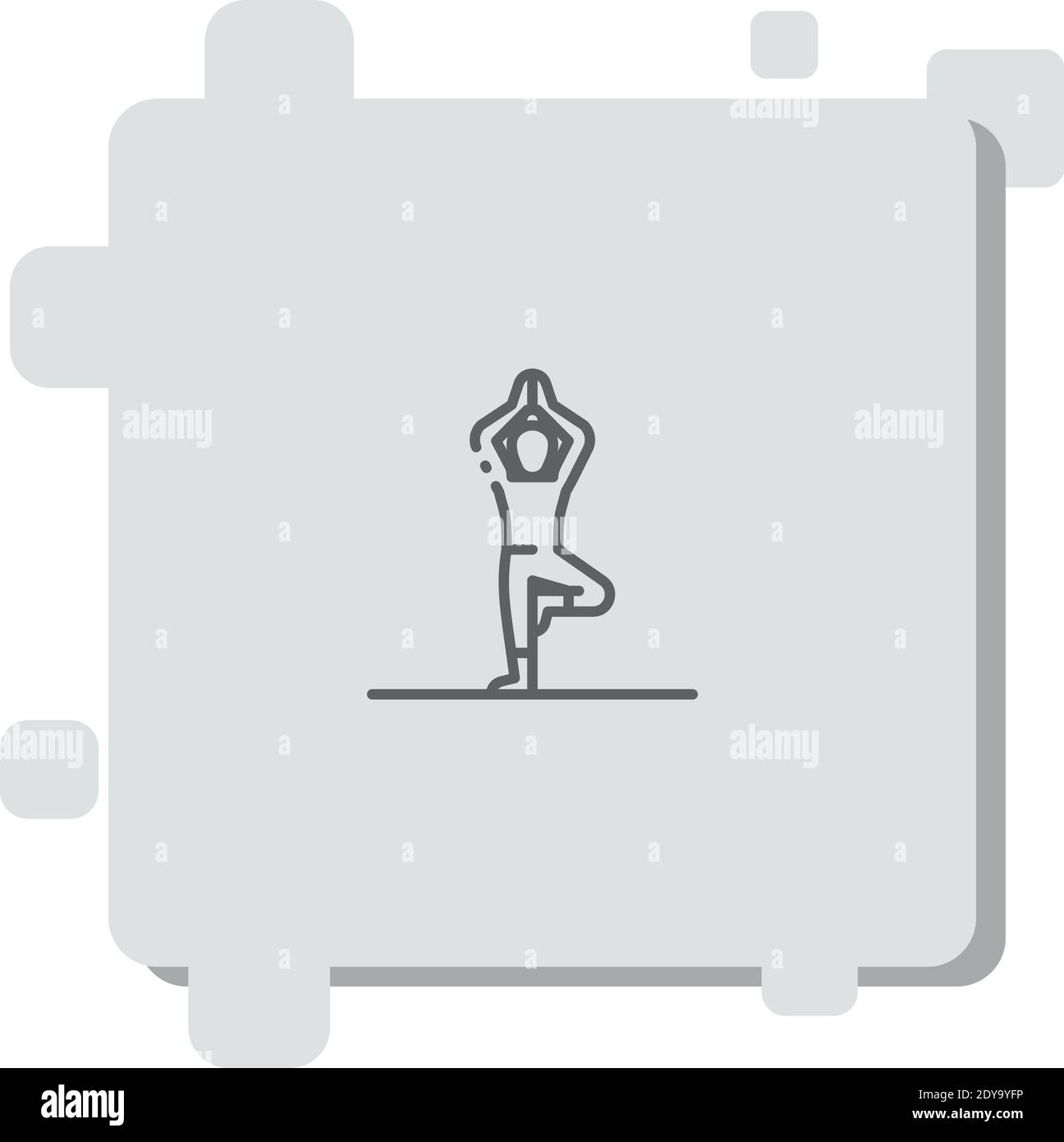 yoga vector icon modern simple vector illustration Stock Vector Image ...