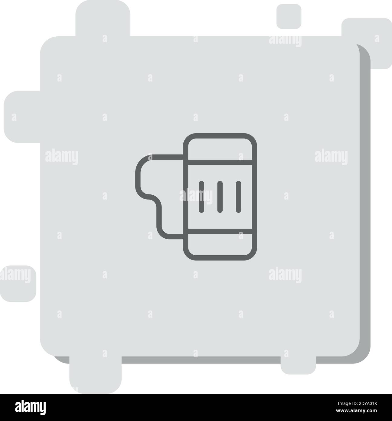 mug vector icon modern simple vector illustration Stock Vector Image ...
