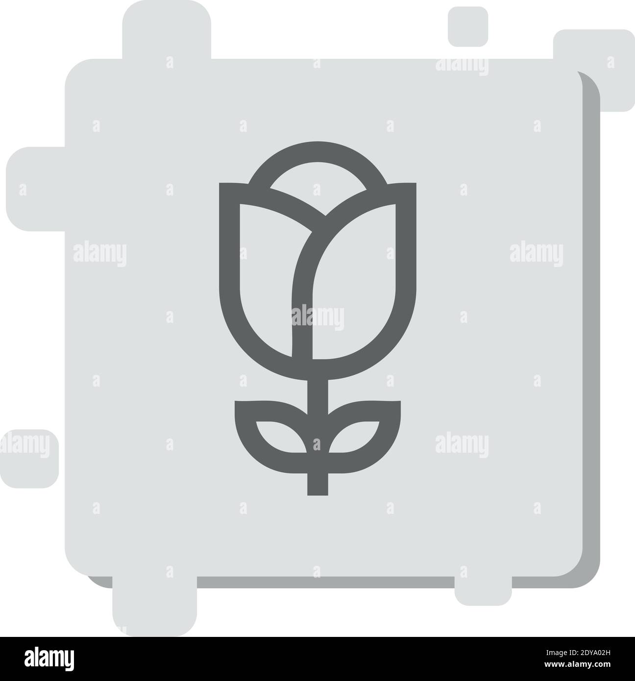 flower vector icon modern simple vector illustration Stock Vector Image ...