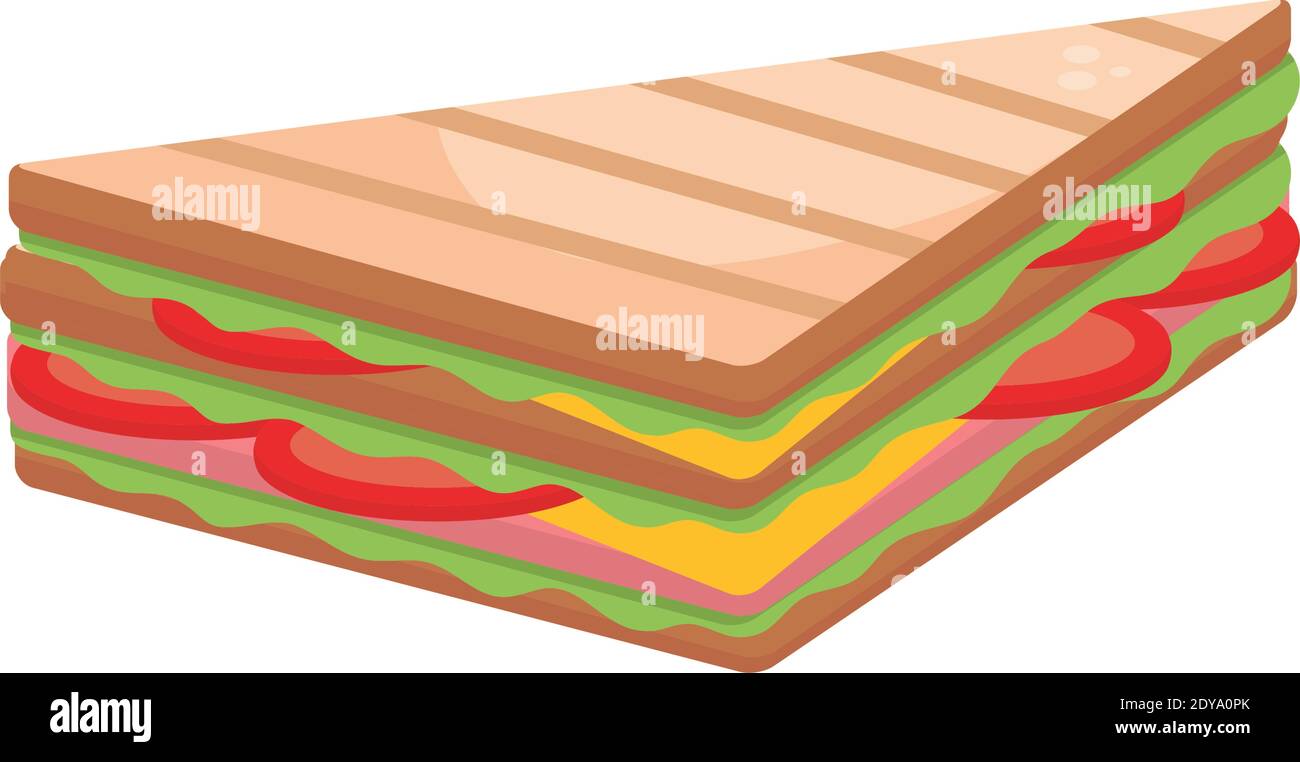 Sandwich Slices Clipart Images