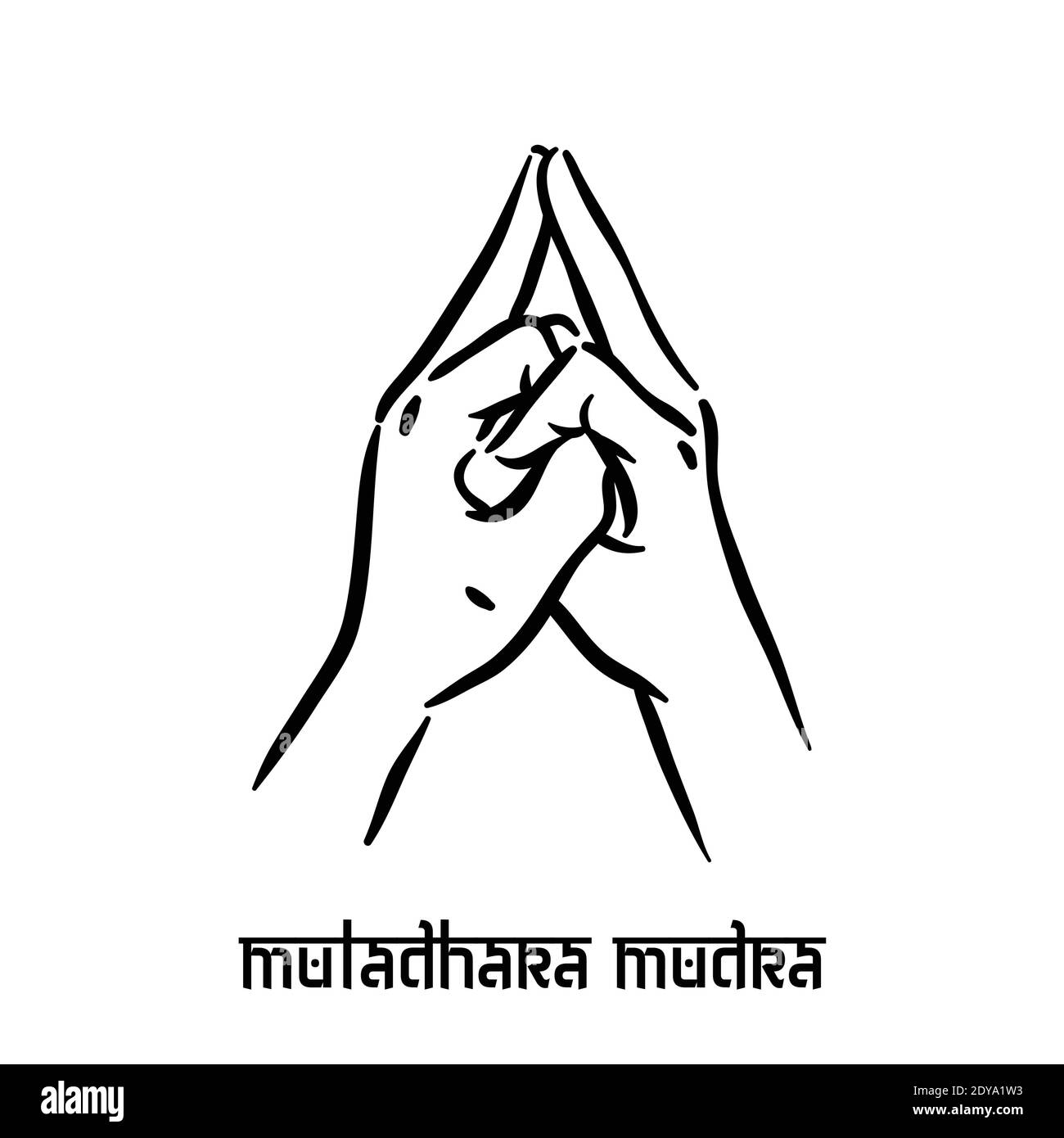 Muladhara mudra. Hand spirituality hindu yoga of fingers gesture ...