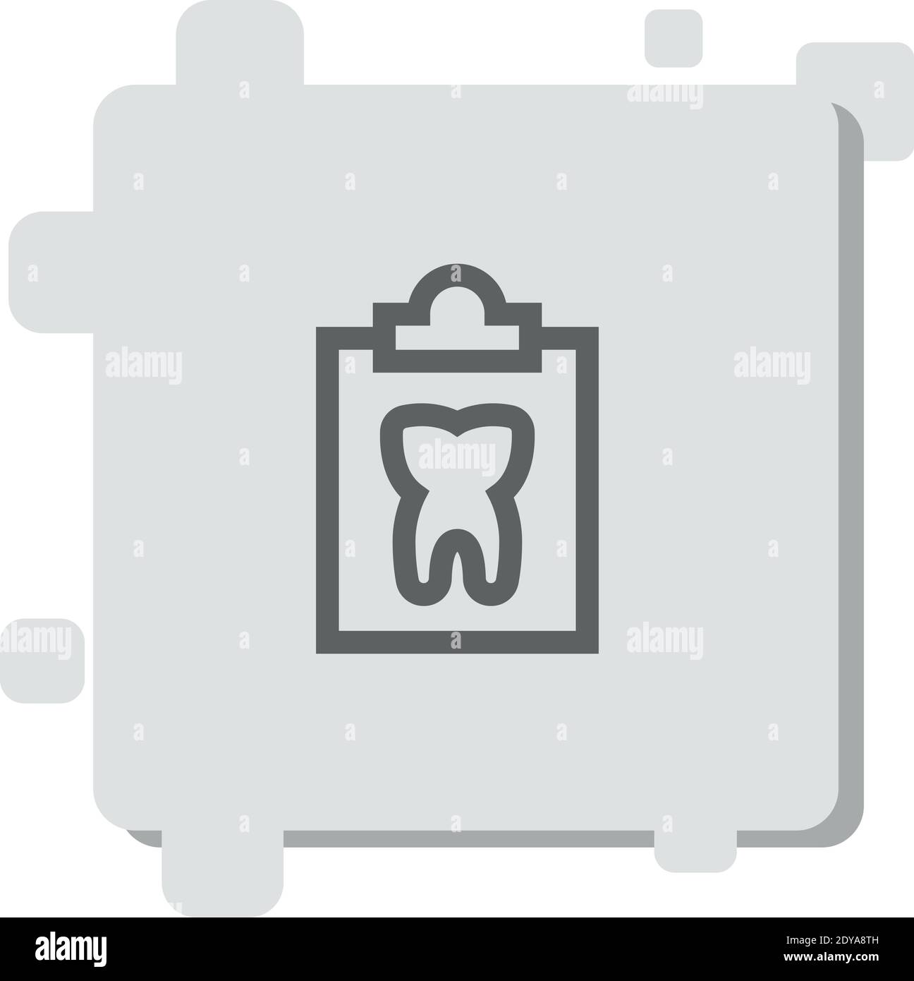 medical record vector icon modern simple vector illustration Stock Vector