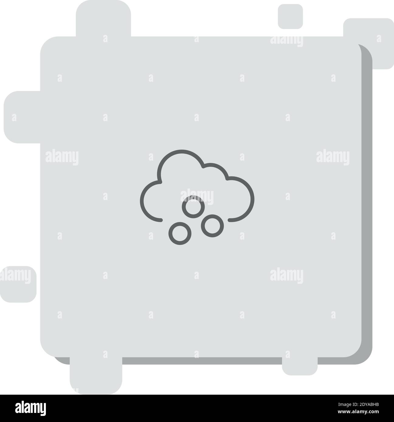 hail vector icon modern simple vector illustration Stock Vector
