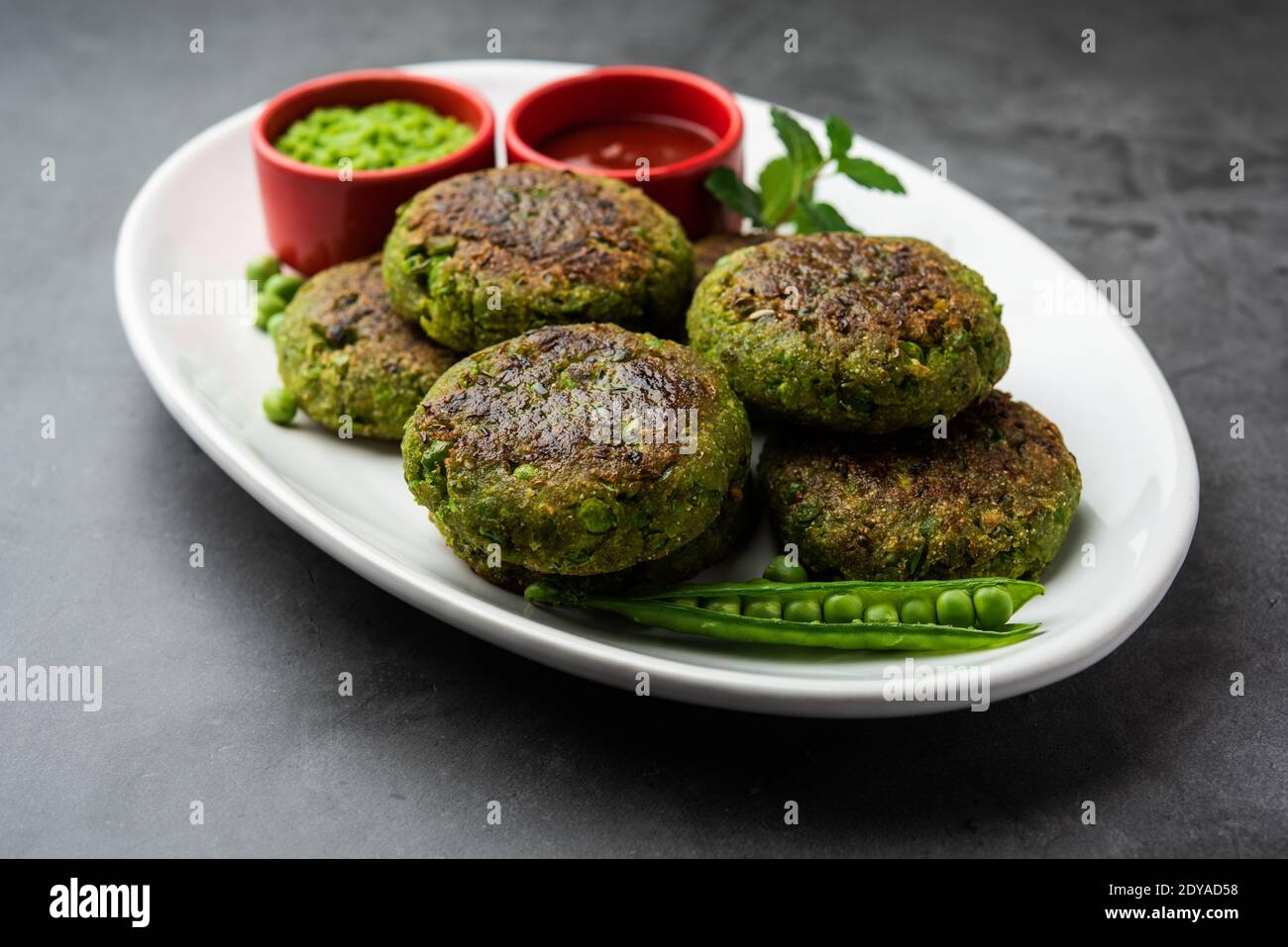 Hara bhara Kabab or Kebab is Indian vegetarian snack recipe served with