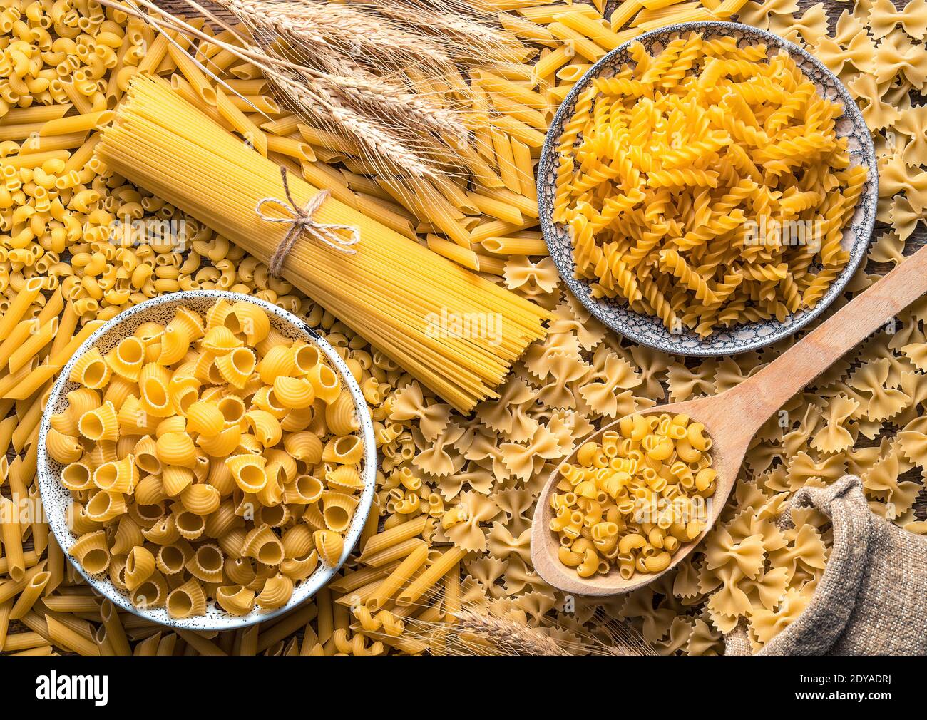 Types Pasta High Resolution Stock Photography and Images Alamy