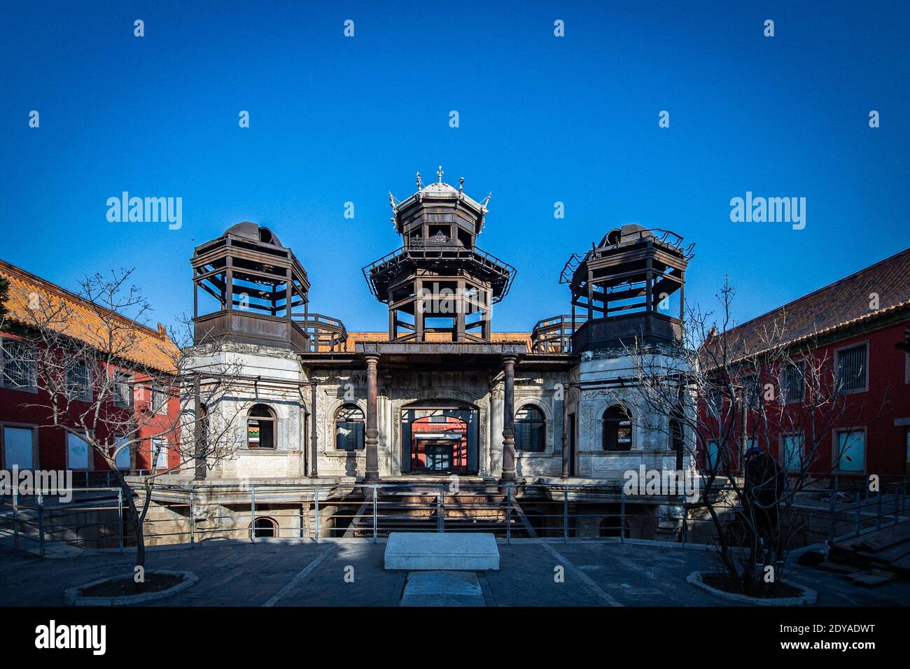 The Palace of Prolonged Happiness, one of the eastern six palaces of the Palace Museum reopens in Dongcheng district, Beijing, China, 22 December 2020 Stock Photo
