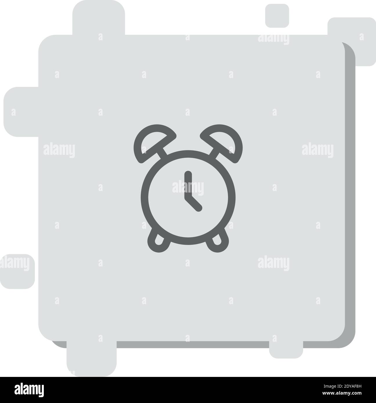 alarm vector icon modern simple vector illustration Stock Vector Image ...