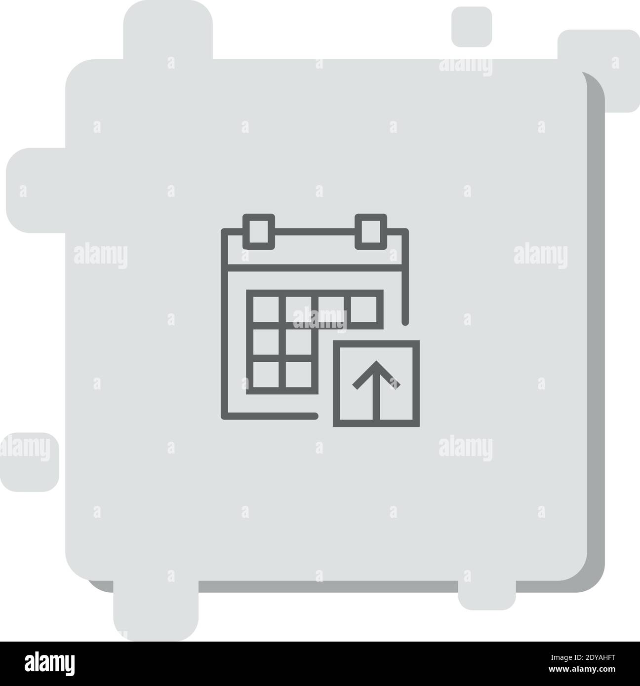 calendar vector icon modern simple vector illustration Stock Vector ...