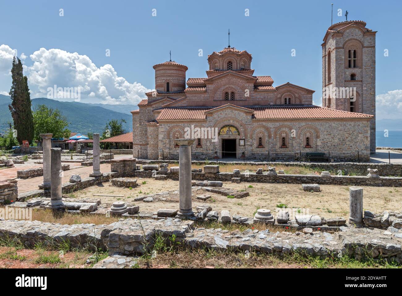 Church Of Saints Clement And Panteleimon Plaosnik In Ohrid Macedonia Fyrom Republic Of Northern Macedonia Stock Photo Alamy