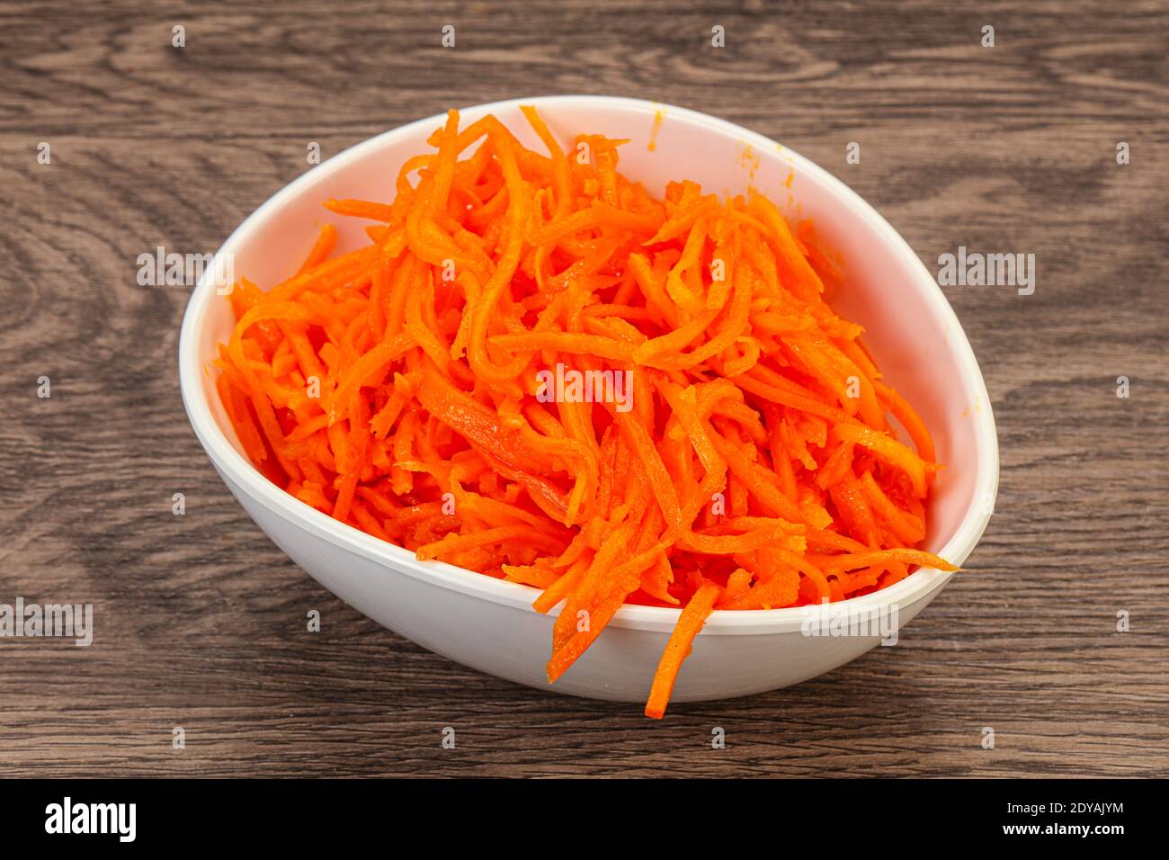 Spicy Korean carrot in the bowl Stock Photo Alamy