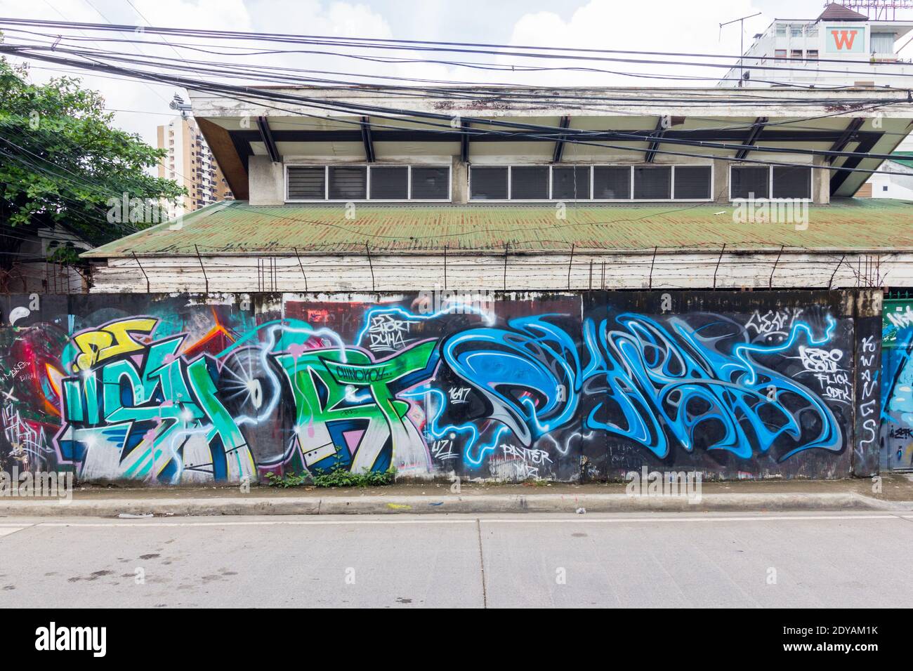 Street art in Cebu City, Philippines Stock Photo