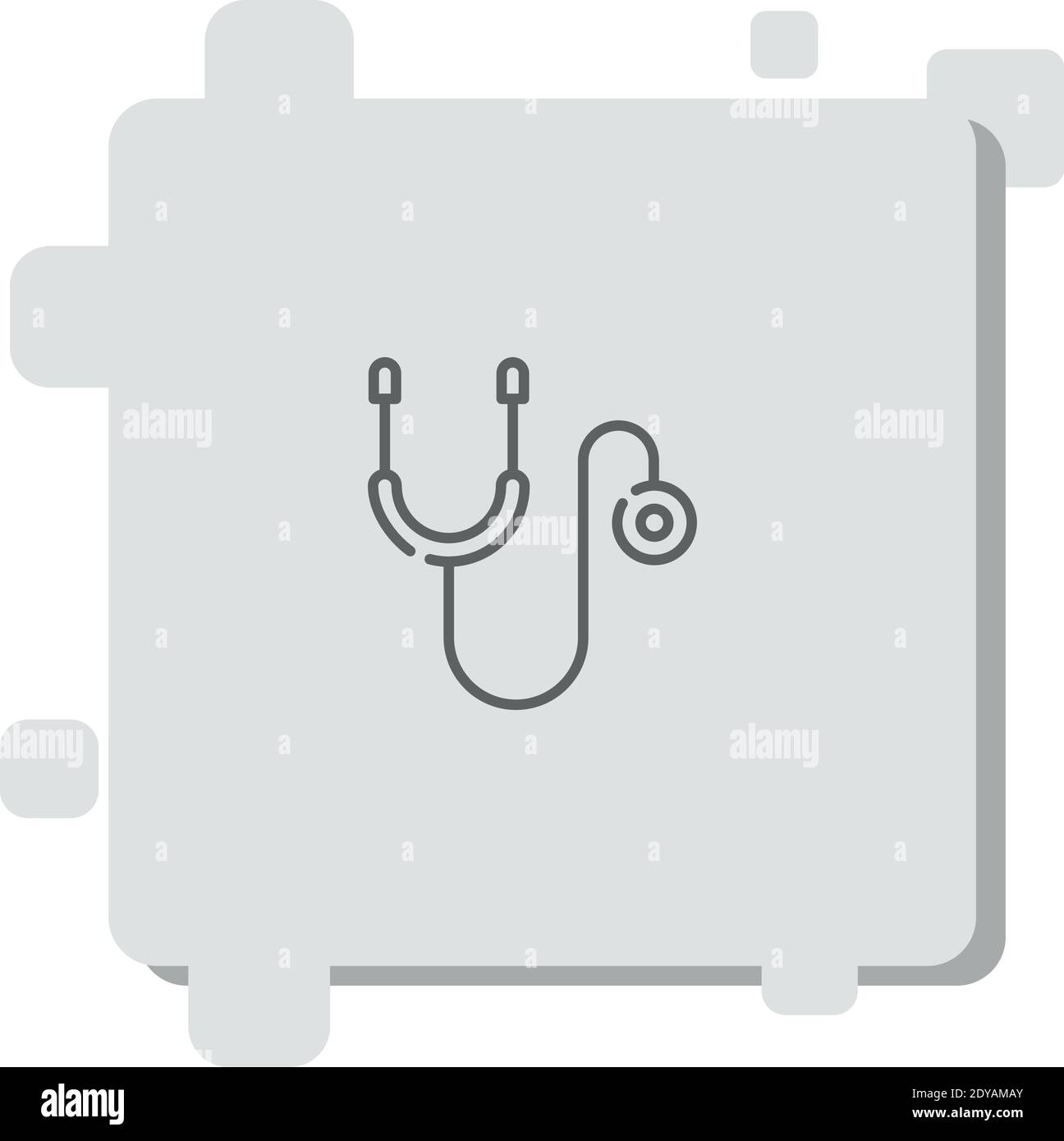 stethoscope vector icon modern simple vector illustration Stock Vector ...