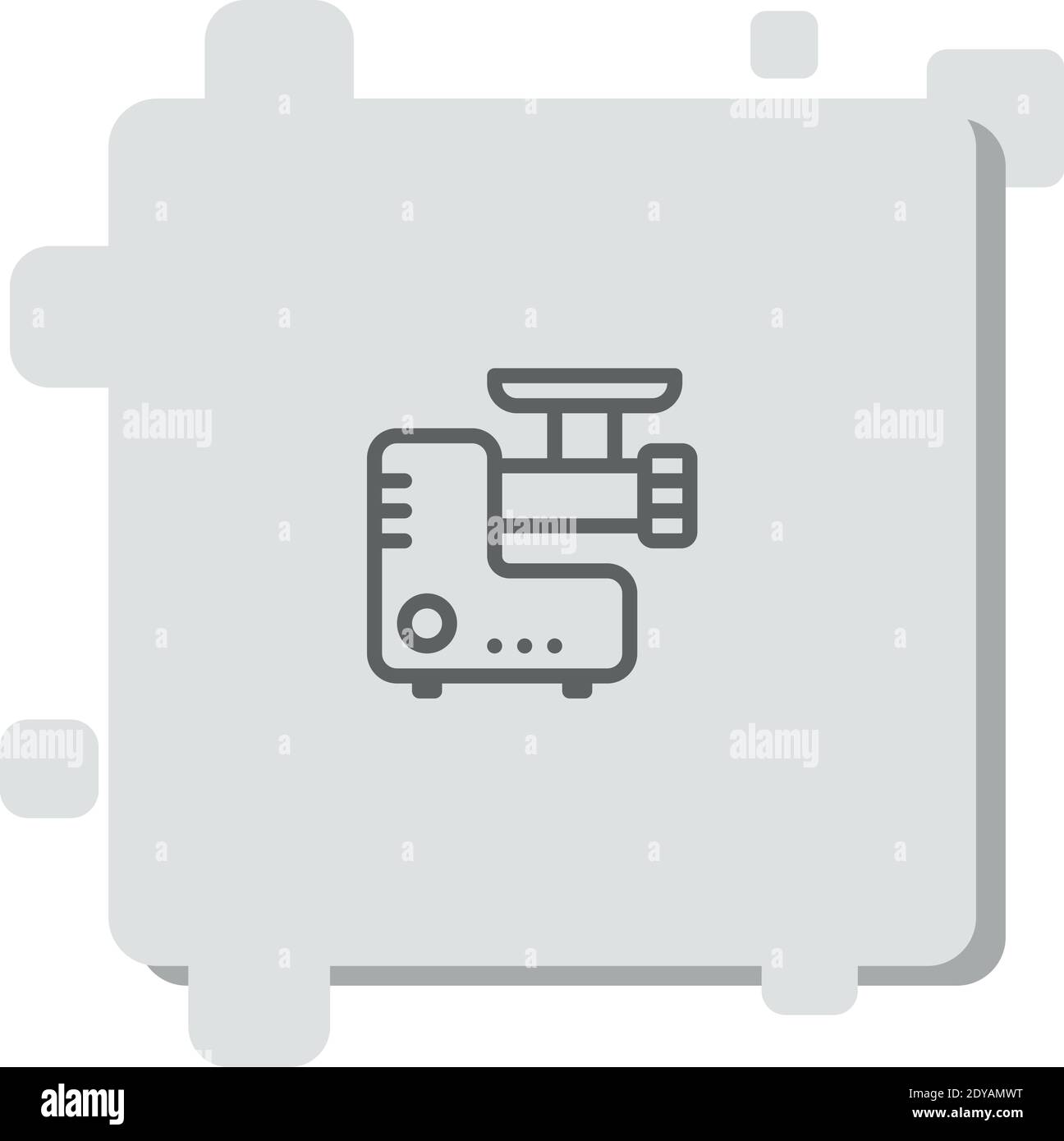meat grinder vector icon Stock Vector