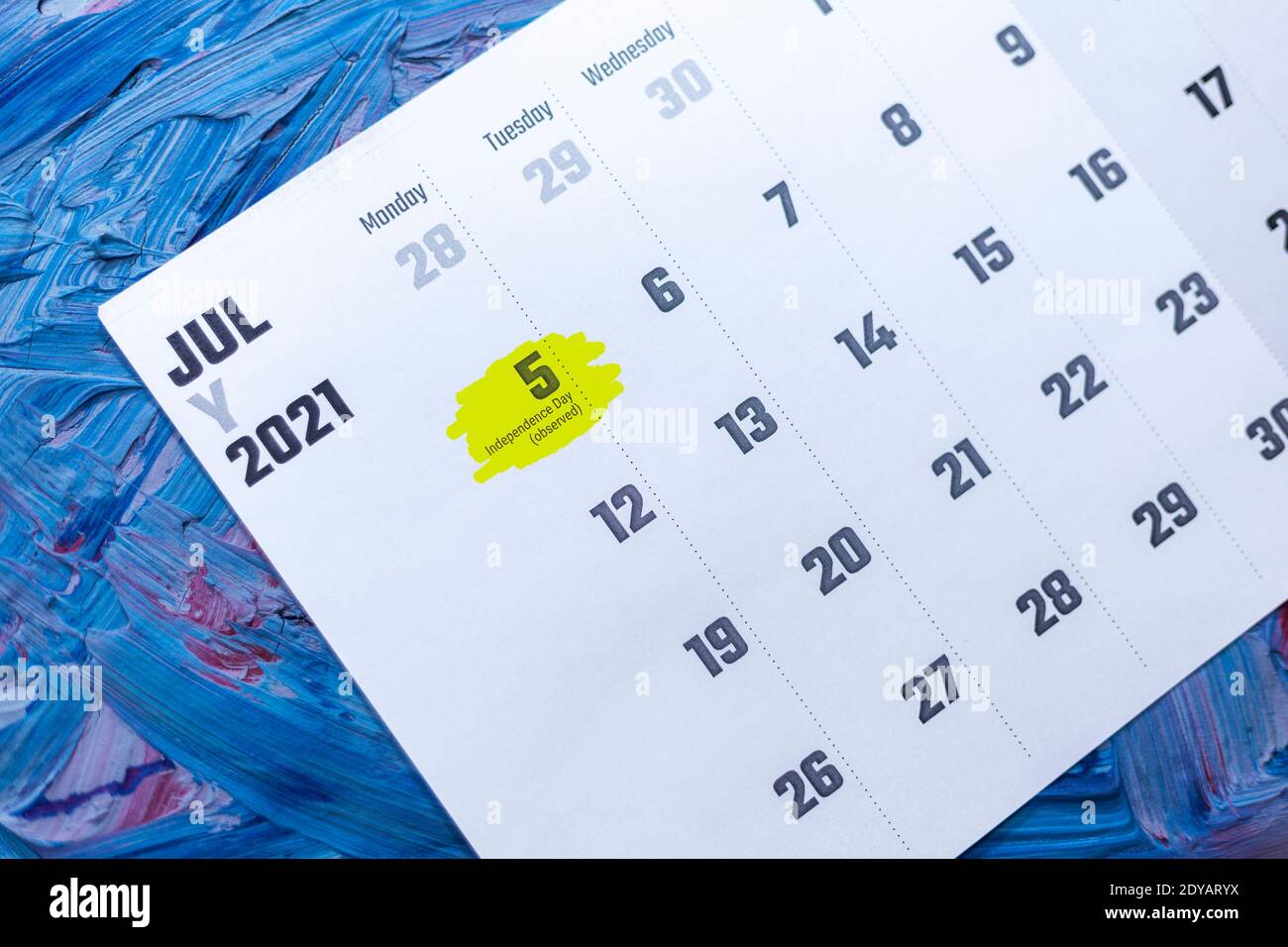 Independence Day Observed July 21 Calendar July Monthly Calendar On Blue Background Stock Photo Alamy Independence Day Observed July 21 Calendar July Monthly Calendar On Blue Background Stock Photo Alamy