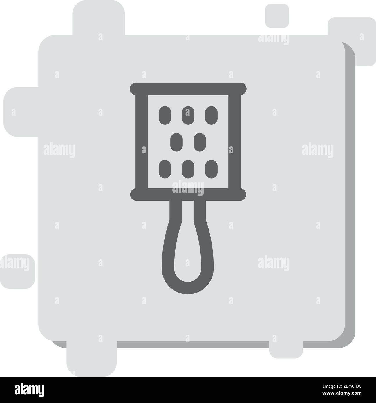 cabasa vector icon modern simple vector illustration Stock Vector