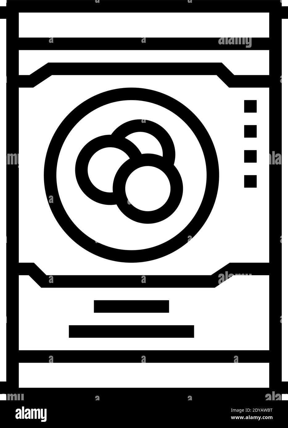 jar beans line icon vector illustration Stock Vector Image & Art - Alamy