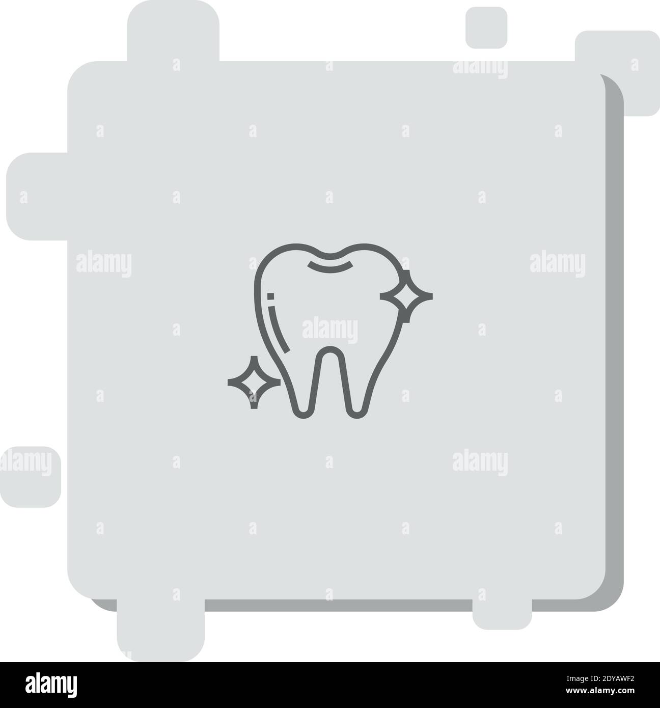 tooth vector icon Stock Vector Image & Art - Alamy