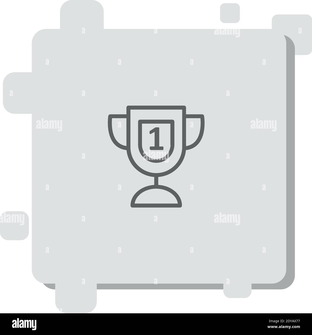 trophy vector icon modern simple vector illustration Stock Vector Image ...