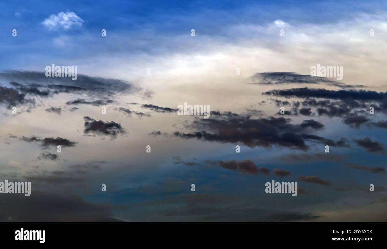 photo of stormy clouds textures sky background Stock Photo - Alamy